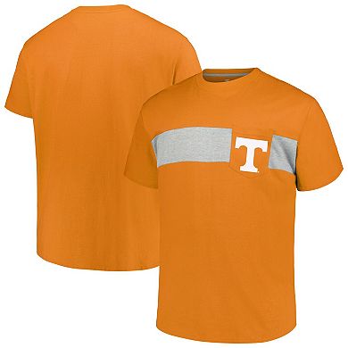 Men's Profile Tennessee Orange Tennessee Volunteers Big & Tall Color Stripe T-Shirt