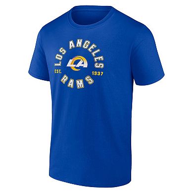 Men's Fanatics Los Angeles Rams Serve T-Shirt Combo Pack