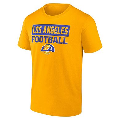 Men's Fanatics Los Angeles Rams Serve T-Shirt Combo Pack