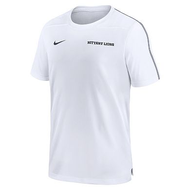 Men's Nike White Penn State Nittany Lions 2024 Sideline Coach Performance Top