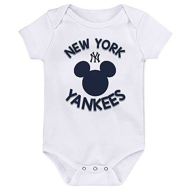 Infant New York Yankees Three-Pack Winning Team Bodysuit Set