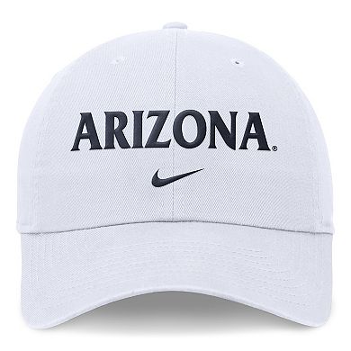 Unisex Nike White Arizona Wildcats 2024 Sideline Club Adjustable Hat