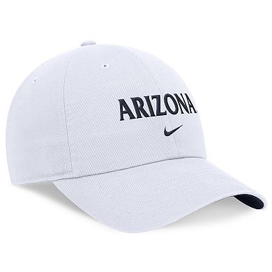 Unisex Nike White Arizona Wildcats 2024 Sideline Club Adjustable Hat