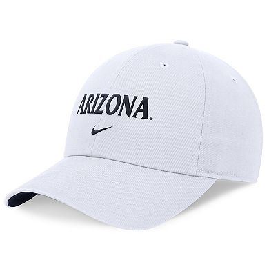 Unisex Nike White Arizona Wildcats 2024 Sideline Club Adjustable Hat