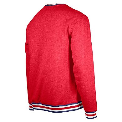 Men's New Era Red Philadelphia Phillies Father's Day Pullover Sweatshirt
