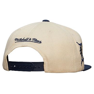 Men's Mitchell & Ness Cream Detroit Tigers Cooperstown Collection Speed Zone Snapback Hat