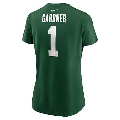 Women's Nike Ahmad Sauce Gardner Legacy Green New York Jets Name & Number T-Shirt