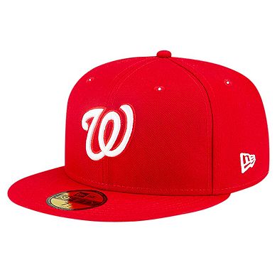 Men's New Era Red Washington Nationals Atmos Animal Undervisor 59FIFTY Fitted Hat