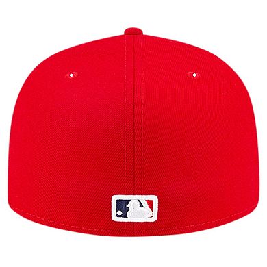 Men's New Era Red Washington Nationals Atmos Animal Undervisor 59FIFTY Fitted Hat