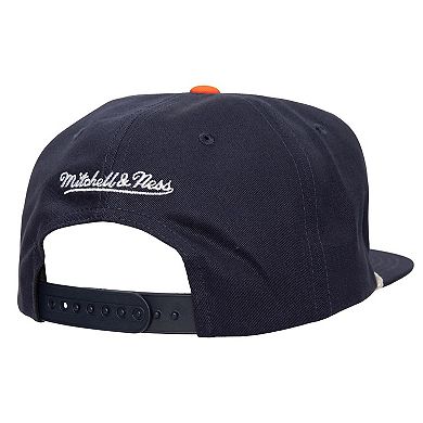 Men's Mitchell & Ness Navy Houston Astros  Radiant Lines Deadstock Snapback Hat