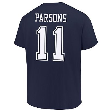 Men's Fanatics Micah Parsons Navy Dallas Cowboys Big & Tall T-Shirt