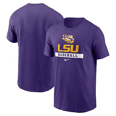 Men's Nike Purple LSU Tigers Baseball T-Shirt