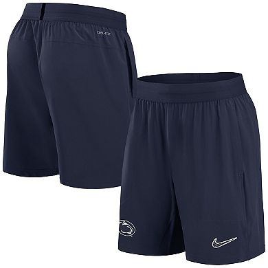 Men's Nike Navy Penn State Nittany Lions 2024 Sideline Performance Shorts