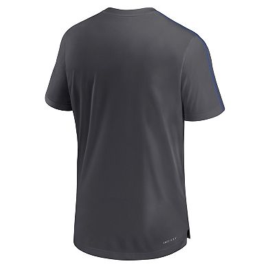 Men's Nike Anthracite Kentucky Wildcats 2024 Sideline Coach Performance Top