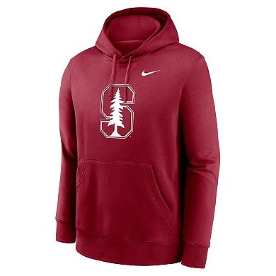 Men's Nike Cardinal Stanford Cardinal Primetime Evergreen Club Fleece Pullover Hoodie