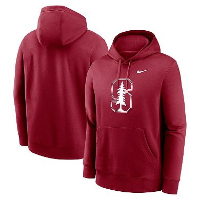 Men's Nike Cardinal Stanford Cardinal Primetime Evergreen Club Fleece Pullover Hoodie