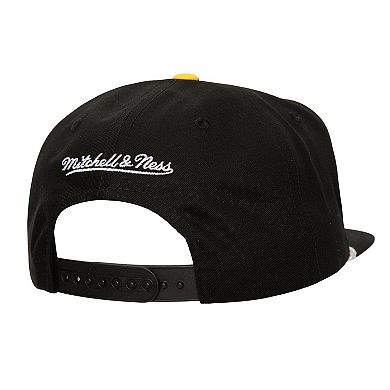 Men's Mitchell & Ness Black Pittsburgh Pirates  Radiant Lines Deadstock Snapback Hat