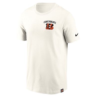 Men's Nike Cream Cincinnati Bengals Blitz Essential T-Shirt