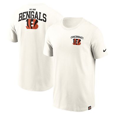 Men's Nike Cream Cincinnati Bengals Blitz Essential T-Shirt