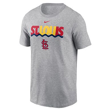 Men's Nike Heather Charcoal St. Louis Cardinals Local Home Town T-Shirt