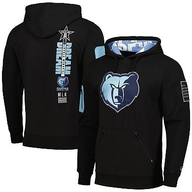 Unisex FISLL x Black History Collection  Black Memphis Grizzlies Pullover Hoodie