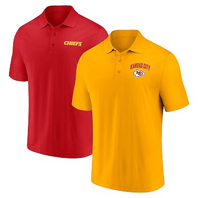 Men's Fanatics Kansas City Chiefs Lockup Two-Pack Polo Set