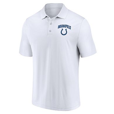 Men's Fanatics Indianapolis Colts Lockup Two-Pack Polo Set