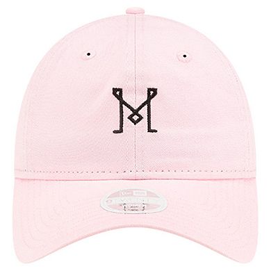 Women's New Era Pink Inter Miami CF Alternate Logo 9TWENTY Adjustable Hat