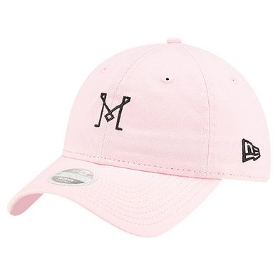 Women's New Era Pink Inter Miami CF Alternate Logo 9TWENTY Adjustable Hat