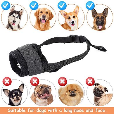 Adjustable Dog Mouth Cover Pet Dog Muzzle Mask