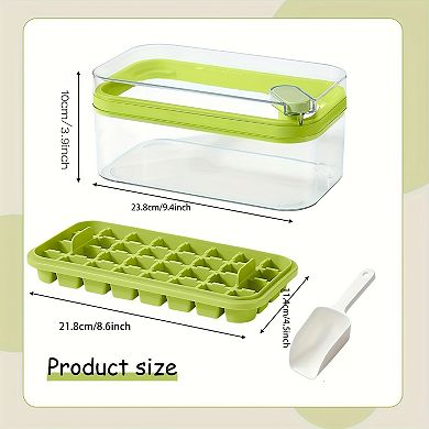 Ice Cube Trays Set, 101oz, Easy Release, Silicone Ice Cube Molds For Freezer