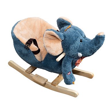 PonyLand Elephant Rocking Chair with Music