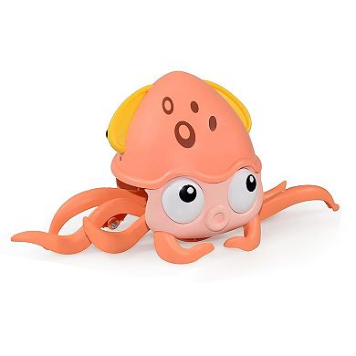 Kids, Rechargeable Octopus Toy With Music Led Lighting