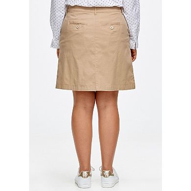 Ellos Women's Plus Size Chino Skort