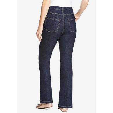 Woman Within Women's Plus Size Petite Bootcut Stretch Jean