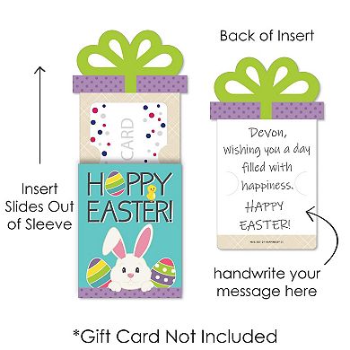 Big Dot Of Happiness Hippity Hoppity Easter Bunny Party Money & Nifty Gifty Card Holders 8 Ct