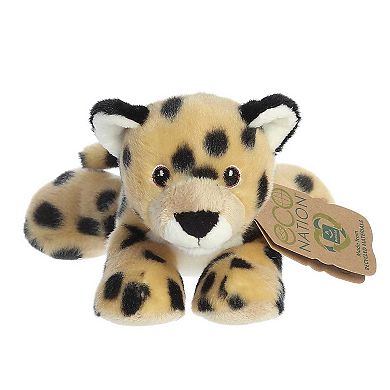 Aurora Small Yellow Eco Nation Eco Softies 8" Cheetah Eco-friendly Stuffed Animal