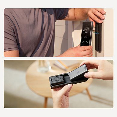 Eufy Security E340 2K HD Wi-Fi Battery-Powered Video Doorbell