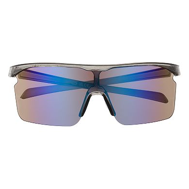 Men's Cali Blue Shield With Blue Mirror Lens Sunglasses