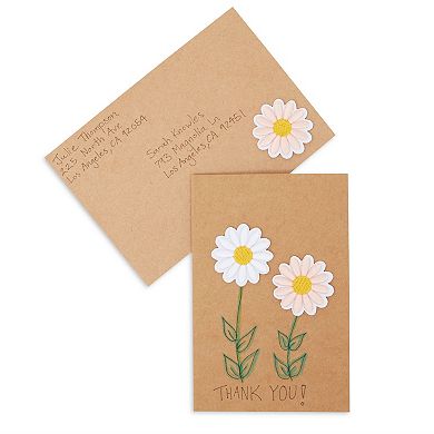 48 Pack 4 X 6-inch Kraft Blank Cards And Envelopes - Diy Plain Greeting Notes