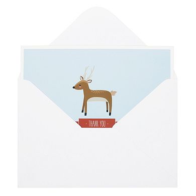 48 Pack Baby Animal Thank You Cards, Thank You Notes With Envelopes, 4x6 In