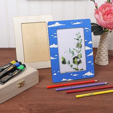 Wooden Picture Frame For 4 X 6 Inch Photos (4 Pack)