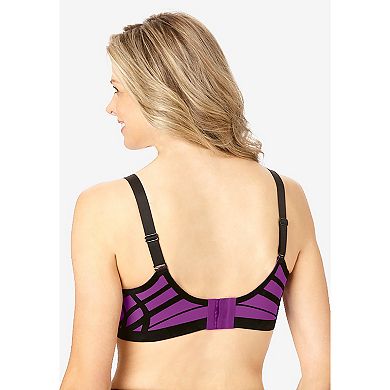 Amoureuse Women's Seamless Velvet Trim Support Bra