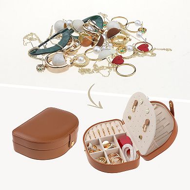 Travel Jewellery Box Small Portable Jewellery Case Mini Jewellery Organizer