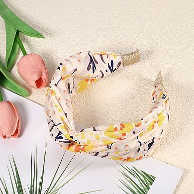 1 Pcs Fashion Printed Knotted Headwrap For Women