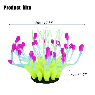 Silicone Glowing Aquarium Simulation Coral Aquatic Coral