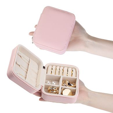 Travel Jewellery Storage Box Small Portable Jewellery Organizer Case Birthday Gifts