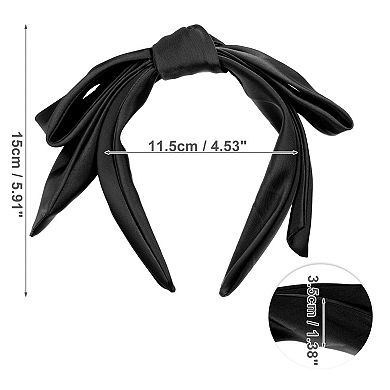 1 Pcs Classic Fashion Double Layer Bow Headband For Women