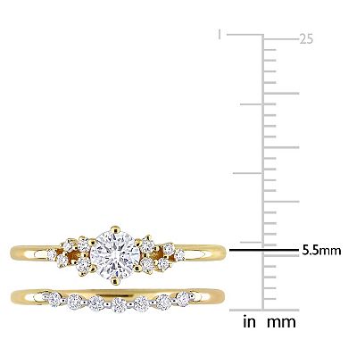 Stella Grace 10k Gold 5/8 Carat T.W. Diamond Bridal Ring Set