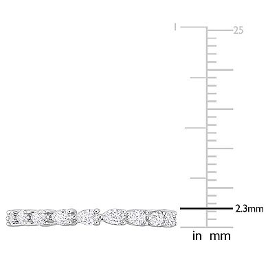 Stella Grace 14k White Gold 1 Carat T.W. Diamond Full-Eternity Ring